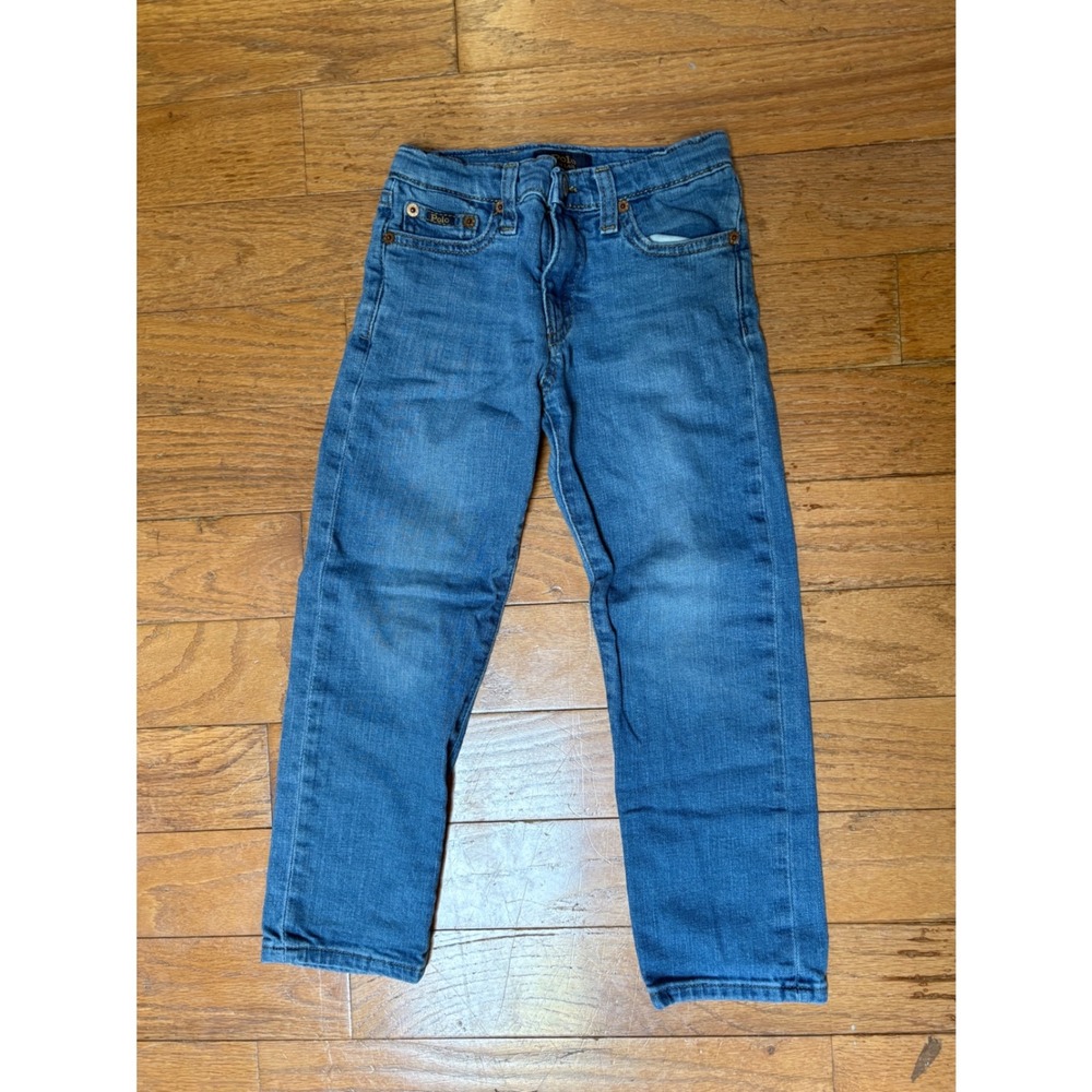 Polo Ralph Lauren Boys Size 5 Lot Jeans Seersucker Shirt T-Shirt Quarter Zip - Picture 11 of 11